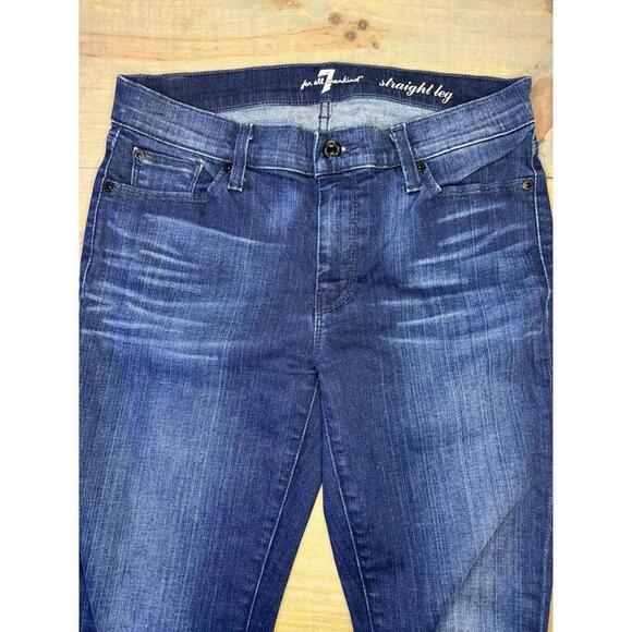 7 For All Mankind Denim - 7 For All Mankind Women's Straight Leg Jeans- Size 30